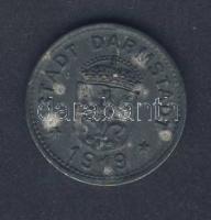 Német Birodalom/Weimari Köztársaság/Darmstadt 1919. 10Pf fém szükségpénz T:3