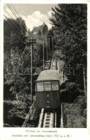 Bad Wildbad, Bergbahn mit Sommerberger Hotel / funicular, hotel