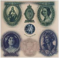 2007. 1Ft-100Ft (8xklf) "Berán Lajos és a pengő" forgalmi sor, benne "Berán Lajos és ...