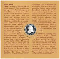 2009. 5Ft-200Ft "Haydn" (7xklf) forgalmi érme sor, benne "Joseph Haydn" Ag emlék...