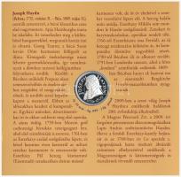 2009. 5Ft-200Ft "Haydn" (7xklf) forgalmi érme sor, benne "Joseph Haydn" Ag emlék...