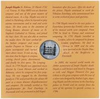 2009. 5Ft-200Ft "Haydn" (7xklf) forgalmi érme sor, benne "Joseph Haydn" Ag emlék...