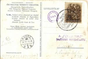 Nyilazó Szittya Amazonnő az ókorból; Ősi Magyar nemzeti Viseletek / Hungarian folklore from the anci...