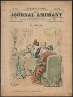 1901 Journal Amusant, journal humoristique Nr. 98 - francia nyelvű vicclap, illusztrációkkal, 16p / French humor magazine