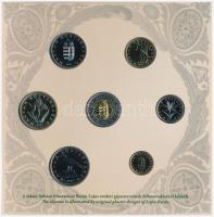 2007. 1Ft-100Ft (8xklf) "Berán Lajos és a pengő" forgalmi sor, benne "Berán Lajos és ...