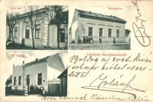 Mezőkaszony, Koszony, Koszinó, Koson; Roth lak, Községháza, Dr. Pór lak. Klein Béla kiadása / villas, town hall (EK)