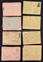 1941-42 Karpaszományos honvéd által küldött, kb 100 db levelezőlap a frontról.