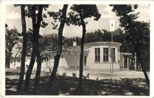 10 db RÉGI magyar városképes lap, köztük Balatonlelle, Sopron, Kisbér, Sátoraljaújhely / 10 pre-1945...