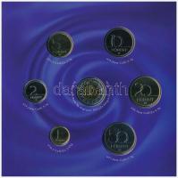 2007. 1Ft-100Ft (8xklf) forgalmi sor, benne 50Ft "50 éves a Római Szerződés" + 2008. 1Ft-1...