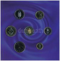 2007. 1Ft-100Ft (8xklf) forgalmi sor, benne 50Ft "50 éves a Római Szerződés" + 2008. 1Ft-1...