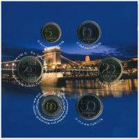 2007. 1Ft-100Ft (8xklf) forgalmi sor, benne 50Ft "50 éves a Római Szerződés" + 2008. 1Ft-1...