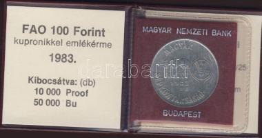 1983. 100Ft "FAO" T:BU Eredeti tokban, tanúsítvánnyal!
