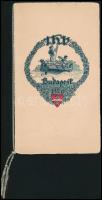 1926 Szállodások Nemzetközi Egyesületének 51-ik közgyülése alkalmával a Budapesti Szállodások és Vendéglősök Ipartestülete által a Szent Margitszigeten 1926. október 1.-én rendezett reggeli illusztrált borítójú menükártyája, jó állapotban