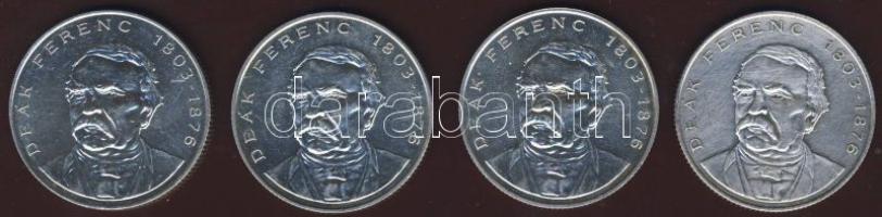 1994. 200Ft Ag (4x) "Deák" T:BU,2