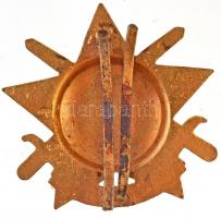 ~1949. "Haditorna arany fokozat" zománcozott és aranyozott fém jelvény T:2