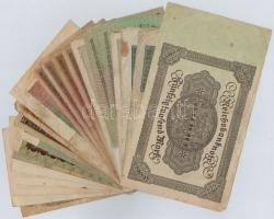 Német Birodalom / Weimari Köztársaság / Német Harmadik Birodalom 1914-1937. 24db-os vegyes bankjegy ...