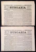 1864-1879 3 db német nyelvű pesti folyóirat, Ungarische Nachrichten nr. 199 1864. szeptember 1.,Hung...