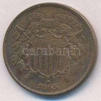 Amerikai Egyesült Államok 1865. 2c Cu-Sn-Zn T:2
USA 1865. 2 Cents Cu-Sn-Zn C:XF