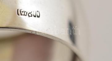 Ezüst (Ag.) szalvétagyűrű, jelzett, nettó: 14 g