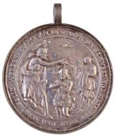 Németország DN Vallásos témájú emlékérem fém másolata füllel (62mm) T:2-
Germany ND Metal replica o...