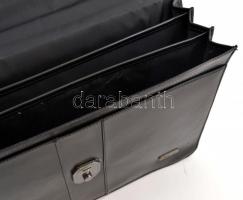 Medena bőr táska, 38×27 cm