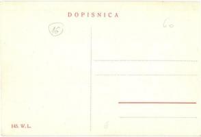 Bród, Brod na Savi, Slavonski Brod; Molinarov setaliste / Molinar Promenade / Molinar sétány, gőzhaj...