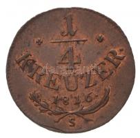 1816S 1/4kr Cu T:1-