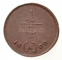 Ausztria 1800A 1/4kr Cu T:1-
Austria 1800A 1/4 Kreuzer Cu C:AU
Krause KM#2105