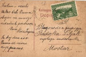 Dolnja Tuzla, Serb. Kirche und Schule / Serbian Orthodox church and school. W. L. Bp. 4938. (EK)