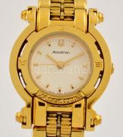 Accutron női karóra, aranyozott acél tok és szíj, működik
