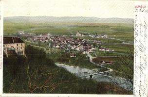 Mureck, Cmurek; general view, bridge. R. Semlitsch (EK)