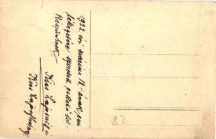 1922 Kiss Lajos Magyar Királyi Honvédség főhadnagya feleségével / Royal Hungarian Army lieutenant an...