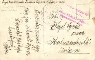 ~1917 Trencsénteplic, Trencianske Teplice; Viktória Villa Vörös Keresztes tábori kórház, sérült kato...