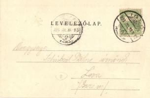 1903 Igló, Iglau, Spisská Nová Ves; gimnázium. Matz Gusztáv kiadása / grammar school