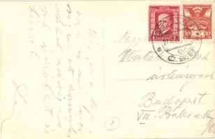 1929 Léva, Levice; Városi nagyszálló / Velky Hotel. photo