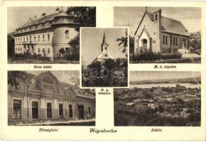 Verőce, Nógrádverőce - 3 db régi városképes lap