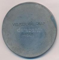 1947. "Magyar-Orosz-Lawn Tennis Szövetség 1907-1932" fém tenisz díjérem. Szign.: AFA(?) (5...