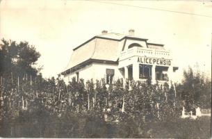 Tapolca, Alice-Pensio. Hungária fényképészeti műterem Tapolca Fő tér. photo