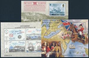 1963-1997 Ships 3 blocks + 7 stamps 1963-1997 Hajó motívum 3 db klf blokk + 7 db bélyeg