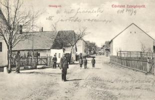 1908 Zebegény, Ország-út. Fuchs Sándor kiadása