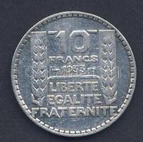 Franciaország 1933. 10Fr Ag T:3