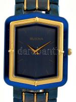 Boulova T2 quartz férfi karóra, plusz szíjszemmel, eredeti dobozában, leírással, működik