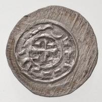 1131-1141. Denár Ag "II. Béla" (0,46g) T:1- Hungary 1131-1141. Denar Ag "Bela II"...