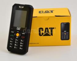 CAT B30 típusú mobiltelefon töltővel, eredeti csomagolásában