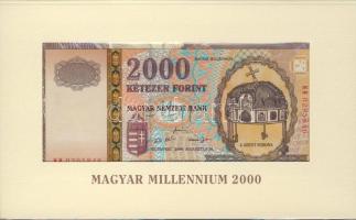 2000. 2000Ft "Millenium" T:I Eredeti bontatlan díszcsomagolásban!