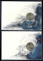 2001. 200Ft 4 klf "János Vitéz, Pál utcai fiúk, Toldi, Lúdas Matyi" bélyeges levelezőlapon...