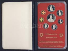 Svájc 1989. 1R-5Fr 8klf db forgalmi szettben T:PP Eredeti dísztokban!