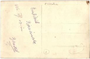 1926 Miskolc, Friss házasok vintage automobilban. Barkó Imre fényképezte, photo