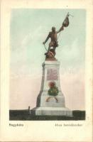 1914 Nagykáta, 48-as honvéd szobor. Faragó Lajos utóda kiadása