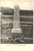 Egerfarmos, 1848-49-es szabadságharc honvéd emlékoszlop. Baross nyomda
